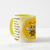 Save the Bees Inspirational Bee Honey Lover Gift  Mok (Voorkant links)
