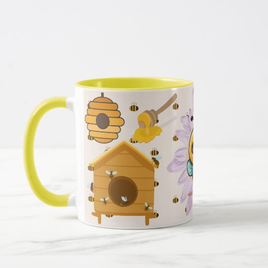 Save the Bees Inspirational Bee Honey Lover Gift Mok (Links)