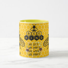 Save the Bees Inspirational Bee Honey Lover Gift  Mok