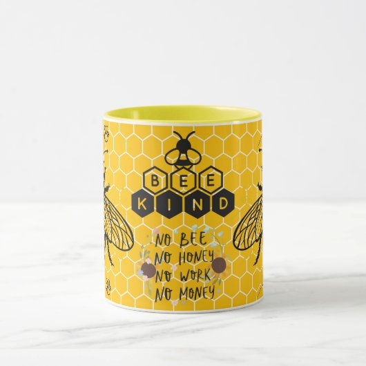 Save the Bees Inspirational Bee Honey Lover Gift  Mok (Midden)