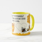 Save the Bees Inspirational Bee Honey Lover Gift  Mok (Voorkant rechts)