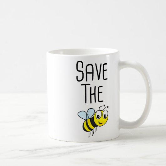 Save the Bees - Milieubescherming Beeke Koffiemok (Rechts)