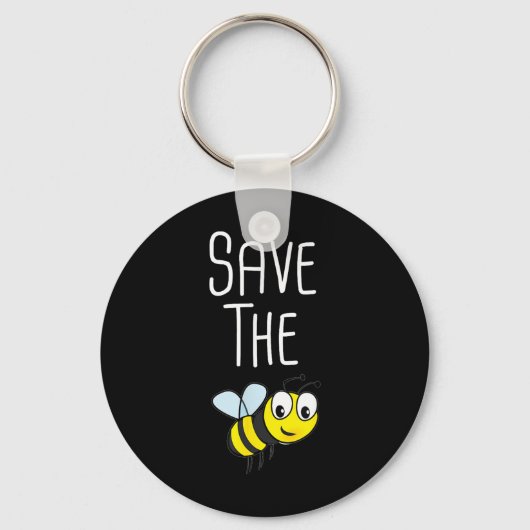 Save the Bees - Milieubescherming Beeke Sleutelhanger (Voorkant)