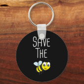 Save the Bees - Milieubescherming Beeke Sleutelhanger (Voorkant)