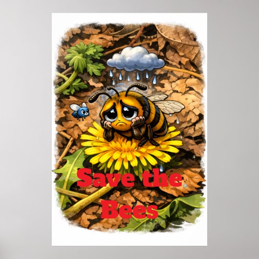 Save the Bees Poster (Voorkant)