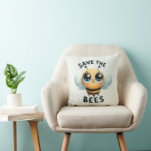 Save the Bees - Schattig Bijenkussen Kussen (Stoel)