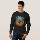 Save the Bees Shirt Retro Style Bee Klimaatverande (Voorkant volledig)