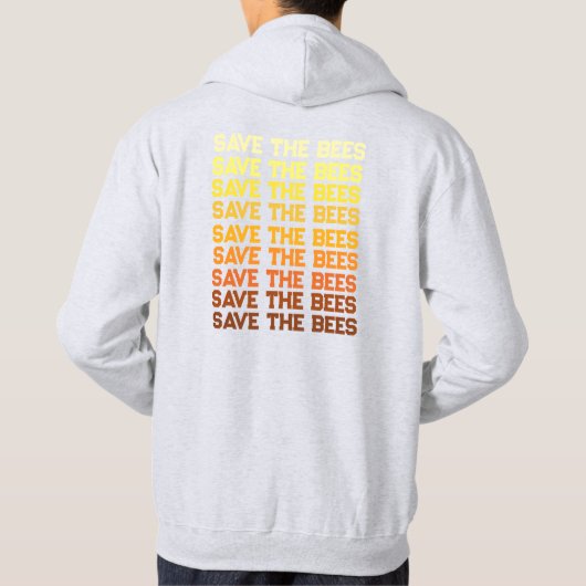 SAVE THE BEES SIMPLE HOODIE (Achterkant)