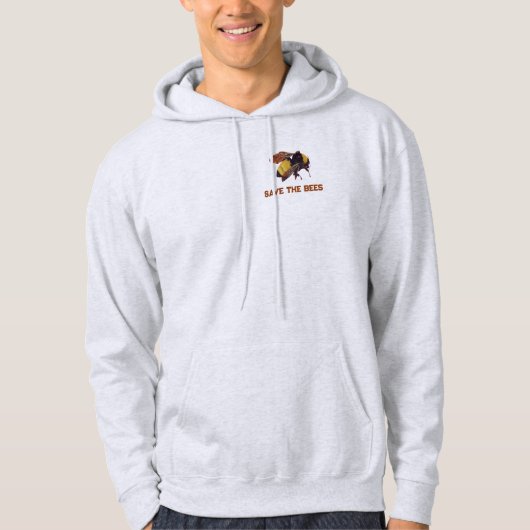 SAVE THE BEES SIMPLE HOODIE (Voorkant)