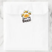 Save the Bees Sticker - Bijenbescherming (Tas)