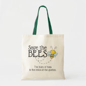 Save the Bees-tas Tote Bag (Voorkant)