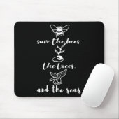 Save the Bees Trees and Zeeen Environmental Day Ea Muismat (Met muis)