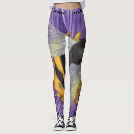 Save The Bees Vrouwen Wandelen Leggings Yoga Broek (Voorkant)