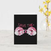 Save the Boo Bees Borstkanker Halloween Vrouwen Kaart (Gele Bloem)