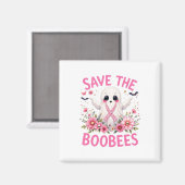 Save the Boo Bees Borstkanker Halloween Vrouwen Magneet (Voorkant / Achterkant)