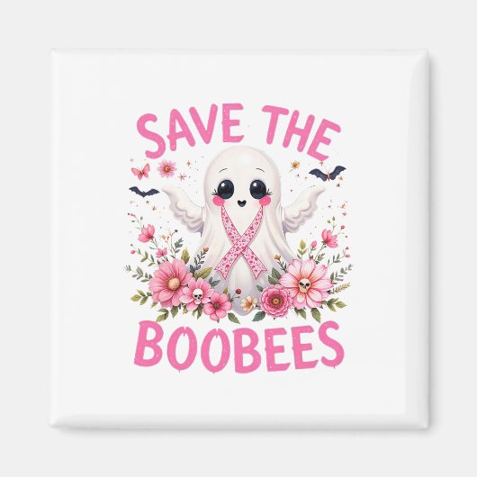 Save the Boo Bees Borstkanker Halloween Vrouwen Magneet (Voorkant)