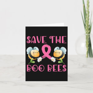 Save the Boo Bees Breast Warrior Survivor A Kaart