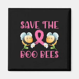 Save the Boo Bees Breast Warrior Survivor A Magneet