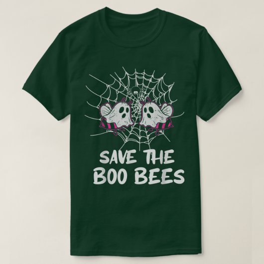 Save The Boo Bees Funny Breast Cancer Awareness Ha T-shirt (Design voorkant)