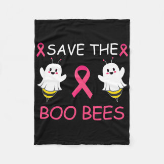 Save The Boo Bees Halloween Leuke Borstkanker Awar Fleece Deken