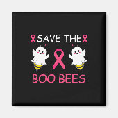 Save The Boo Bees Halloween Leuke Borstkanker Awar Magneet (Voorkant)