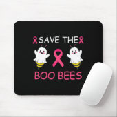 Save The Boo Bees Halloween Leuke Borstkanker Awar Muismat (Met muis)