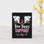 Save the Boo Bees Support Squad Borstkanker Award Kaart (Gele Bloem)