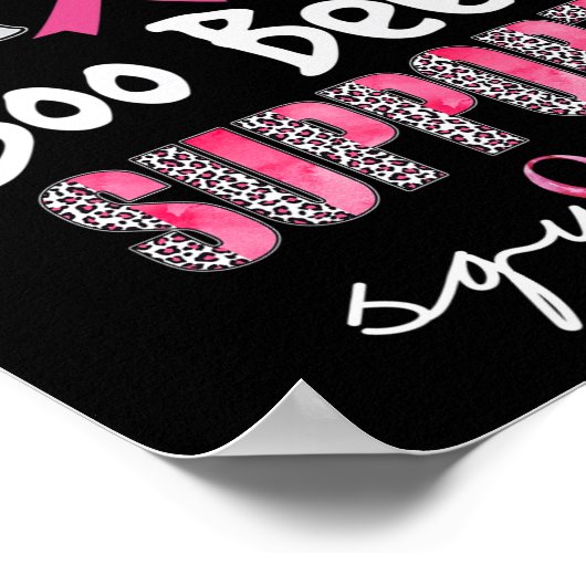 Save the Boo Bees Support Squad Borstkanker Award Poster (Hoek)