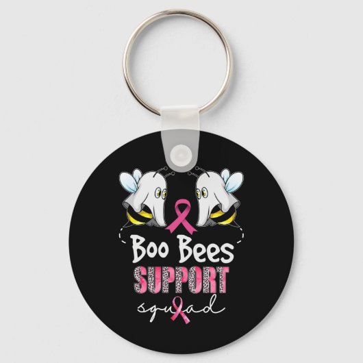 Save the Boo Bees Support Squad Borstkanker Award Sleutelhanger (Voorkant)
