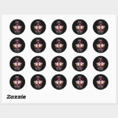 Save The Boo Bijen Borstkanker Vrouwen Halloween Ronde Sticker (Vel)
