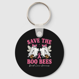 Save The Boo Ghost Bijen Borstkanker Bewustzijn Wo Sleutelhanger