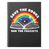 Save the Books - Verbied de fascisten tegen censuu Notitieboek (Voorkant)