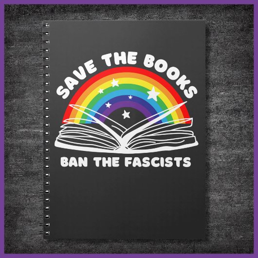Save the Books - Verbied de fascisten tegen censuu Notitieboek
