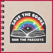 Save the Books - Verbied de fascisten tegen censuu Sticker