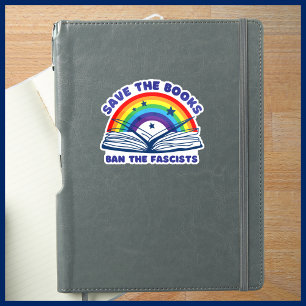 Save the Books - Verbied de fascisten tegen censuu Sticker