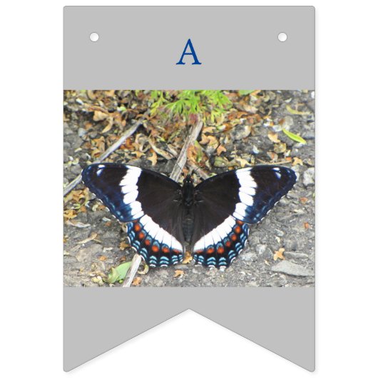 Save the Butterflies Verjaardagsbanner Vlaggetjes (Tweede vlag)