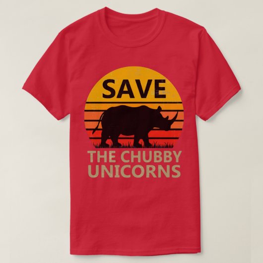 Save the Chubby Unicorn Essential T-shirt (Design voorkant)