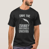 save the chubby unicorn Save The Narwhals T-shirt (Voorkant)