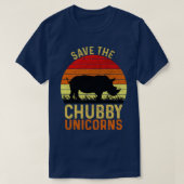 Save The Chubby Unicorns Funny 1 T-shirt (Design voorkant)