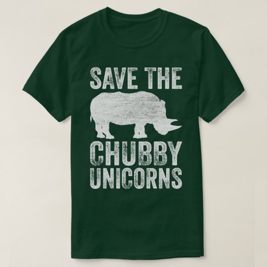Save The Chubby Unicorns Funny 1 T-shirt (Design voorkant)