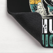 Save The Chubby Unicorns Funny Retro Rhino Animal Muismat (Hoek)