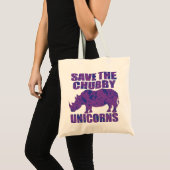 Save-The-Chubby-Unicorns- Tote Bag (Voorkant (product))