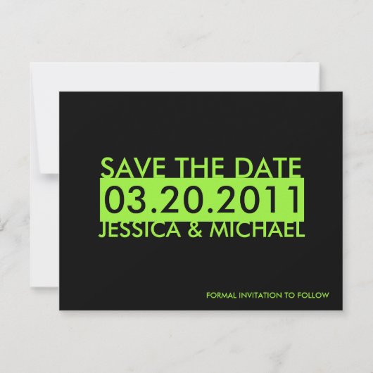 Save the Date (Voorkant)