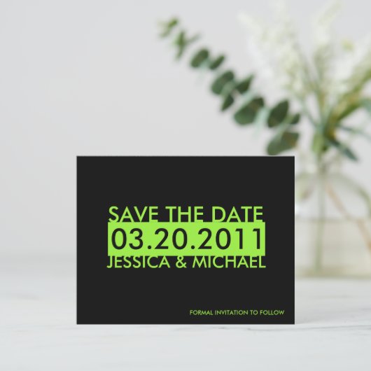 Save the Date (Staand voorkant)