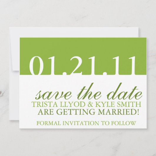 Save the Date (Voorkant)