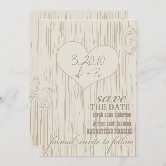 Save the Date (Voorkant / Achterkant)