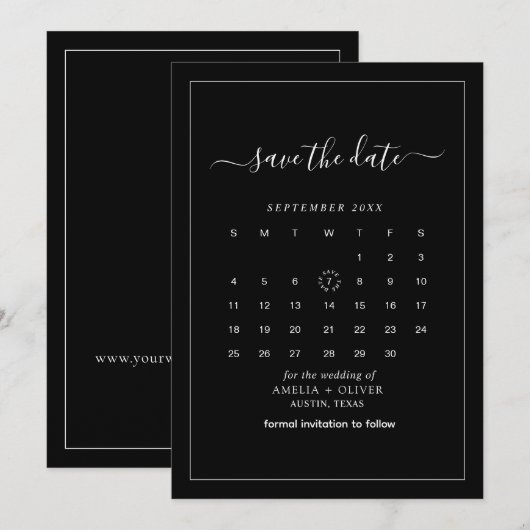 .... SAVE THE DATE (Voorkant / Achterkant)