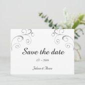 Save the date (Staand voorkant)