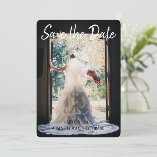 Save the date (Staand voorkant)
