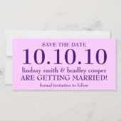Save the date (Voorkant)
